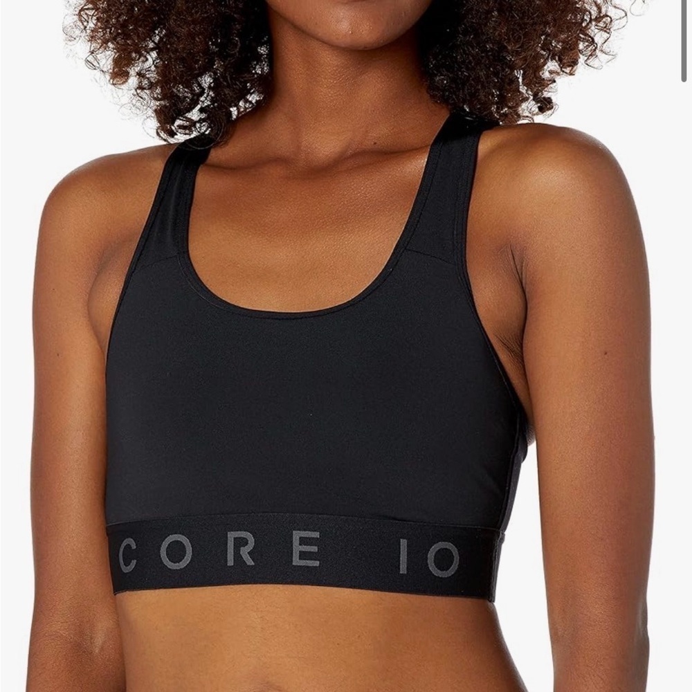 Core 10 Women's Black Sports Bra